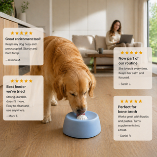 The Calm Bowl™ - Slow Feed, Enriching & Calming Dog Bowl