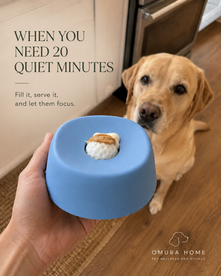 The Calm Bowl™ - Slow Feed, Enriching & Calming Dog Bowl